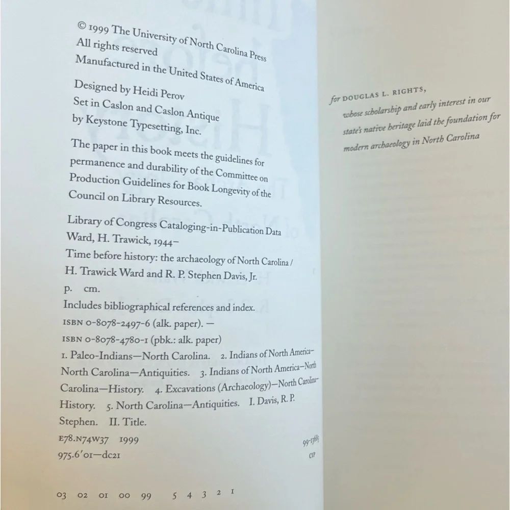 Time Before History Book - EUC